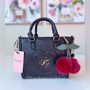 JUICY COUTURE Bag Only You N Me Heart Crossbody - Black